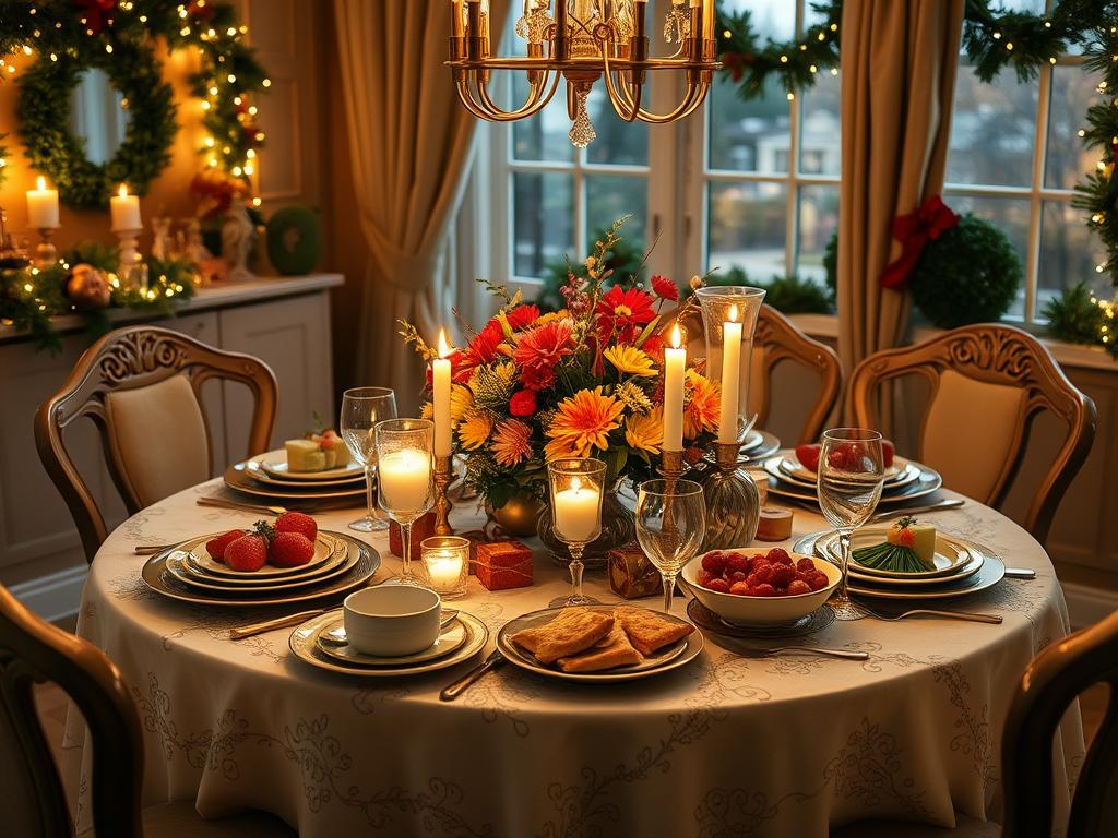 holiday table w101